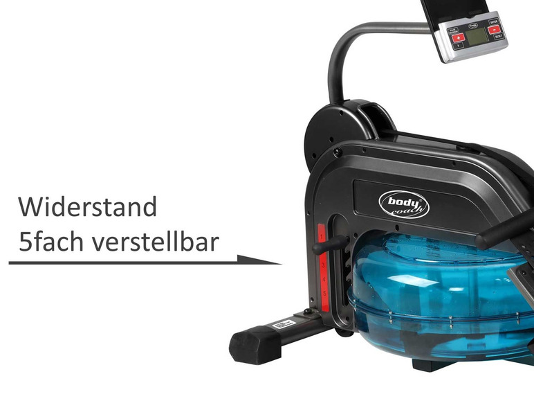 body coach body coach Wasser-Rudergerät mit Widerstandsverstellung