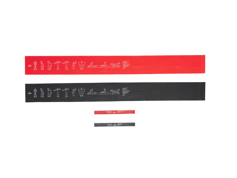 CRIVIT Fitnessbänder-Set, 4-teilig