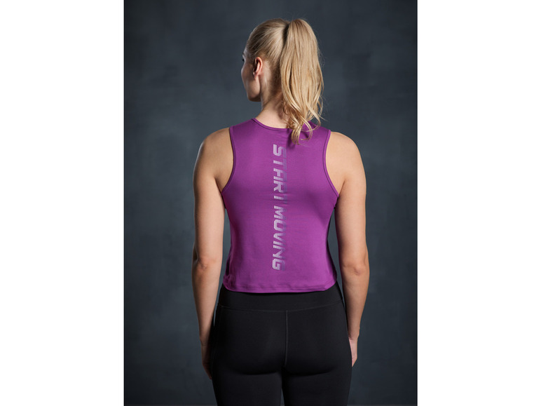 CRIVIT Damen Funktionstop, modisch kürzer geschnitten