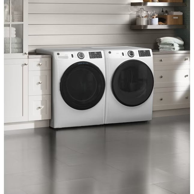 GE 7.8-cu ft Stackable Smart Electric Dryer (White) ENERGY STAR