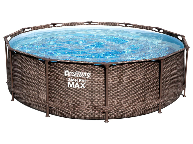 Bestway »Steel Pro Max™ DELUXE SERIES™« Framepool-Set, mit Filterpumpe und Leiter