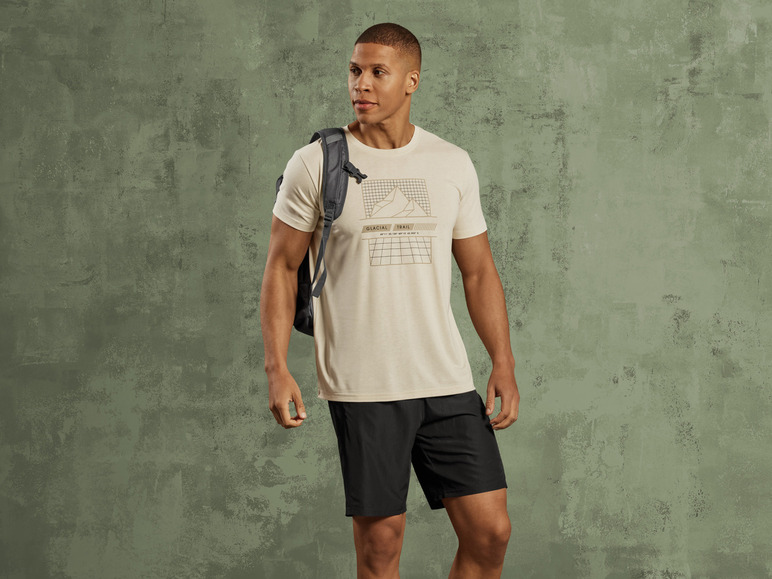 CRIVIT Herren Funktionsshirts, 2 Stück, mit Rundhalsausschnitt