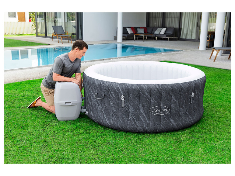 Bestway LAY-Z-SPA WLAN-Whirlpool Boracay AirJet Ø 180 x 66 cm, rund
