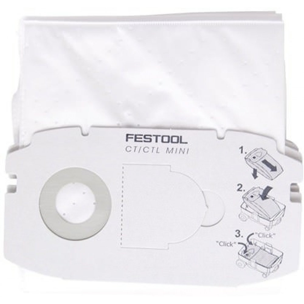 FESTOOL CT MINI Replacement Filter Bags 498410