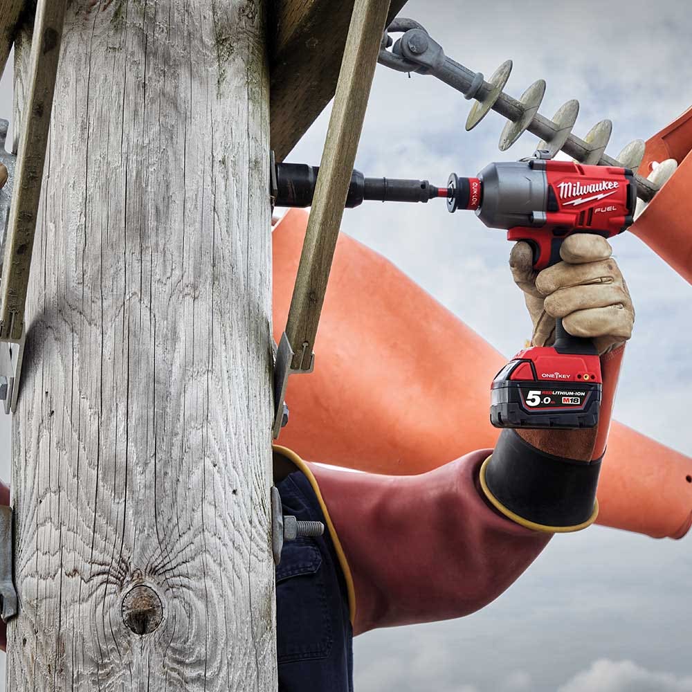 MILWAUKEE 18V FUEL 7/16inch HEX Utility High Torque Drill with ONE-KEY M18ONEFHIWH716-0