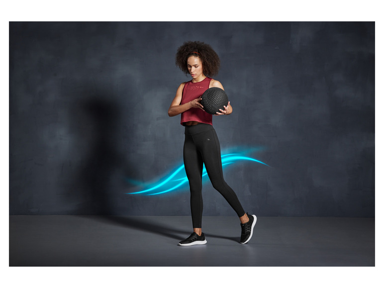 CRIVIT Damen Funktionstights mit dynamischer Kühltechnologie