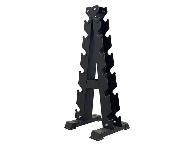 L.A. Sports Hantelständer A-Frame für bis zu 12 Hanteln