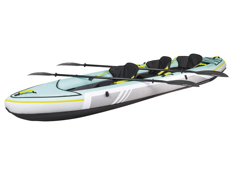 CRIVIT 3-Sitzer-Touring-Kajak, aufblasbar
