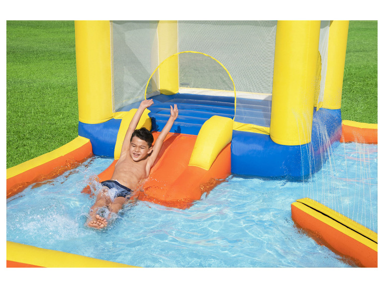 Bestway H2OGO!® Mega-Wasserpark Beach Bounce™ mit Dauergebläse