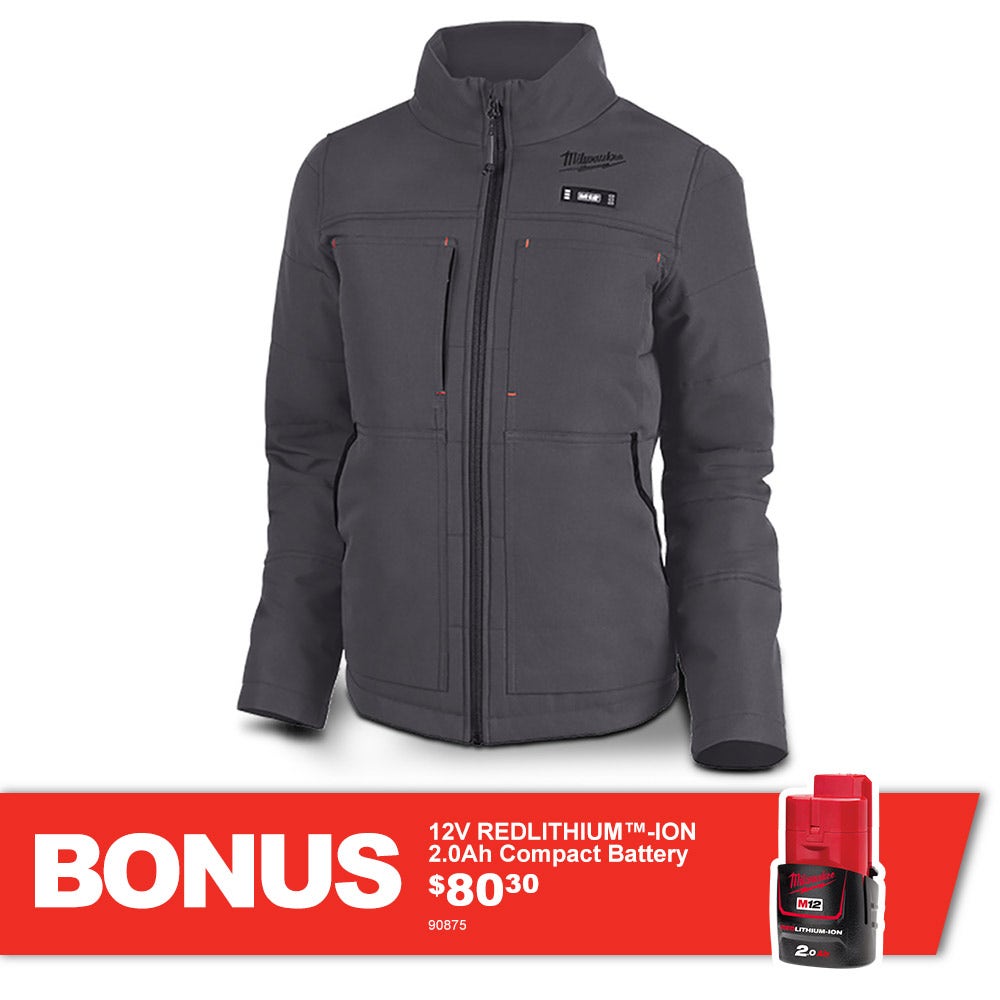 MILWAUKEE 12V Heated TOUGHSHELL Jacket Black Skin M12THJBLACK0