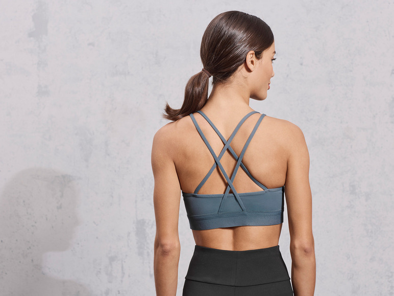 CRIVIT Damen Sportbustier, Light Level, mit formendem Effekt