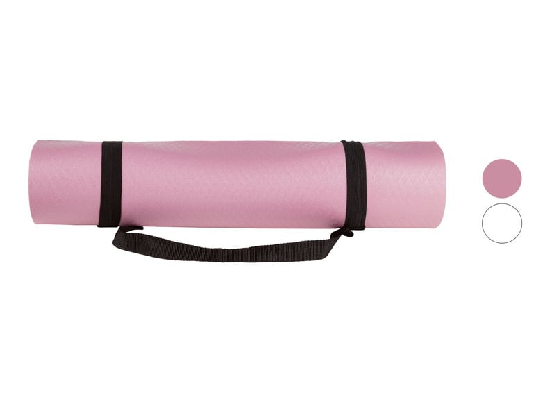 CRIVIT Yogamatte 180 x 60 cm, mit Tragegurt