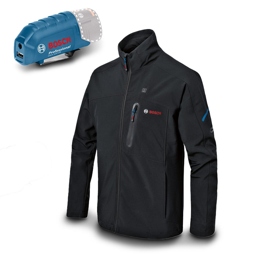 BOSCH 12V Soft Shell Heated Jacket Skin - Black 06188000DX