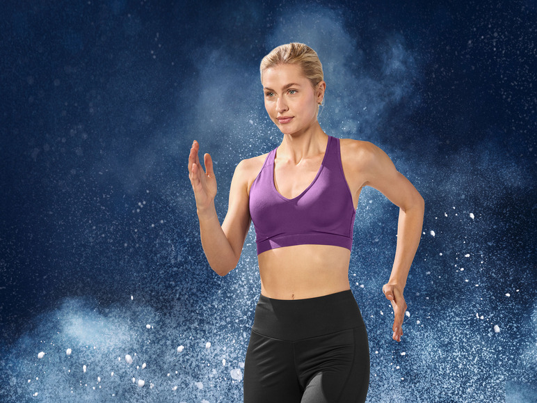 CRIVIT Damen Sport Bustier, High Level, mit Racer-Rücken