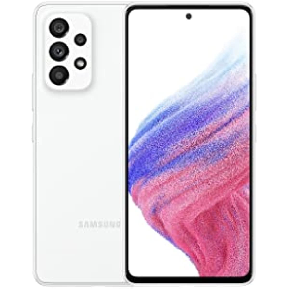 Samsung Galaxy A53 128GB 5G Wi-Fi Tela 6.5'' Dual Chip 8GB RAM Câmera Quádrupla + Selfie 32MP Bateria de 5000mAh - Branco