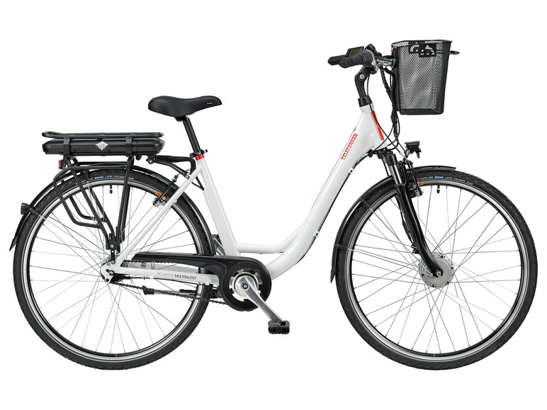 TELEFUNKEN TELEFUNKEN E-Bike »Multitalent RC657-S«, Pedelec, Citybike, 28 Zoll, 100 km Reichweite