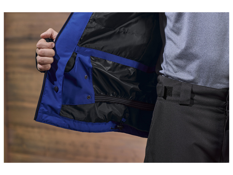 CRIVIT Herren Skijacke mit verstellbarem Schneefang