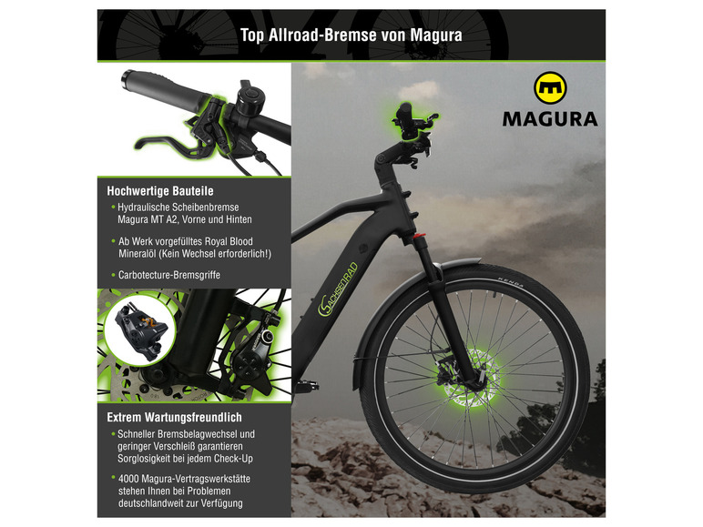 SachsenRad E-Bike, »E-SUV R6T Centro«, All-Terrain