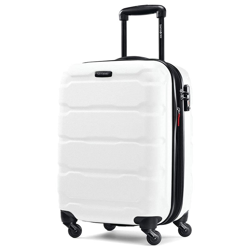 Samsonite Omni PC Hardside Expandable Luggage with Spinner Wheels,  Checked-Medium 24-Inch