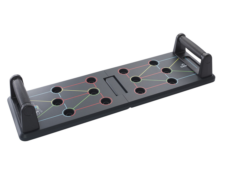 CRIVIT Push-up-Board / Fitnessroller, mit ergonomischen Griffen