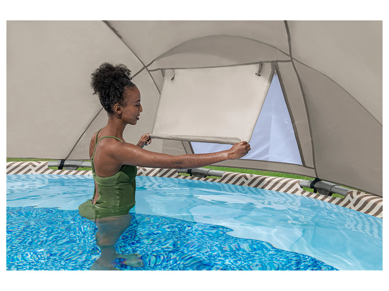 Bestway Power Steel Pool mit Filterpumpe und Überdachung