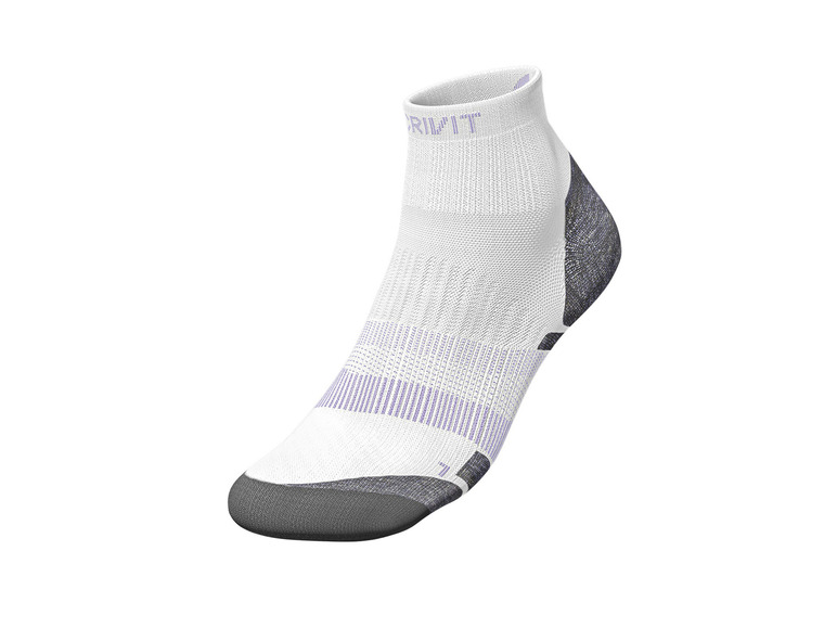 CRIVIT Damen Laufsocken, 2 Paar, feuchtigkeitsregulierung