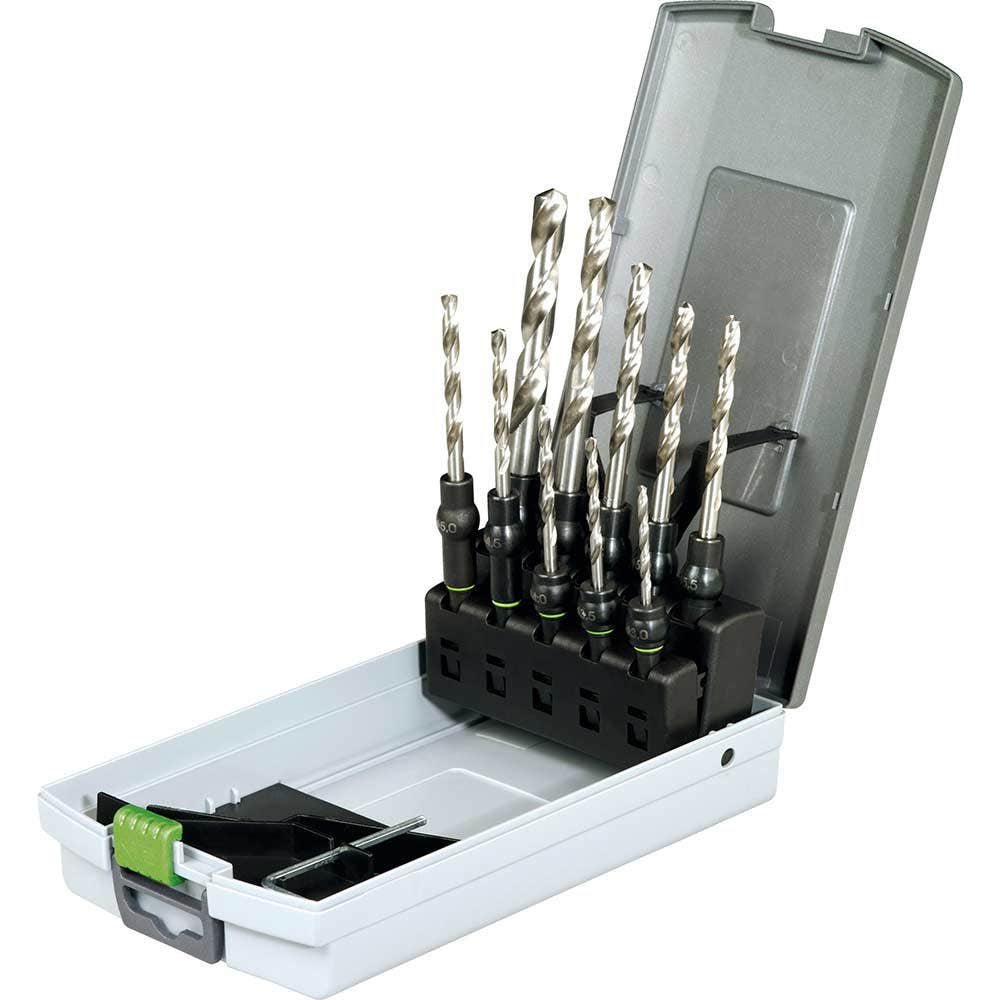 FESTOOL 4-Cut SDS+ TCT Mansory Drill Bit 7pc Set 204070