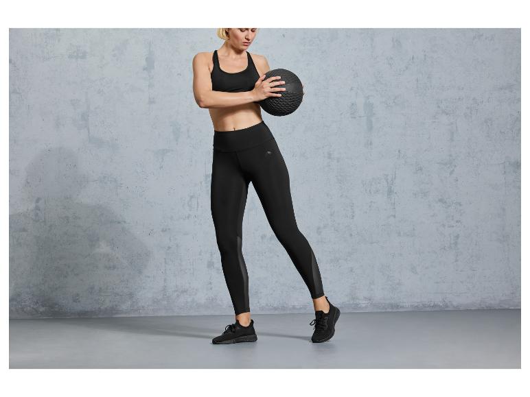 CRIVIT Damen Funktionstights, mit integrierter Schlüsseltasche