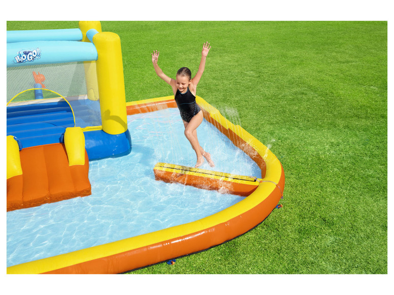 Bestway H2OGO!® Mega-Wasserpark Beach Bounce™ mit Dauergebläse
