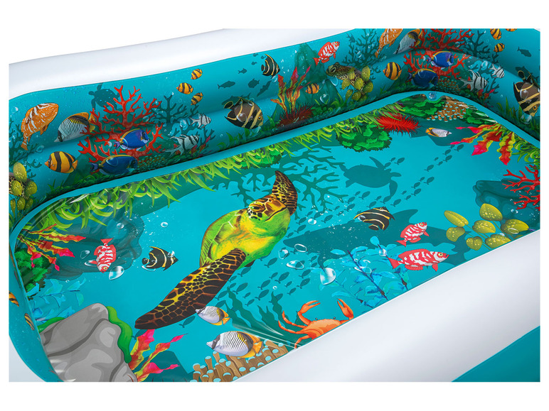 Bestway Family Pool 3D Abenteuer 262 x 175 x 51 cm, eckig