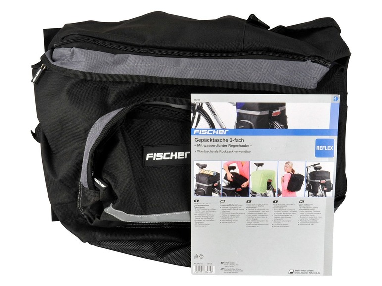FISCHER FISCHER Gepäckträgertasche 3fach