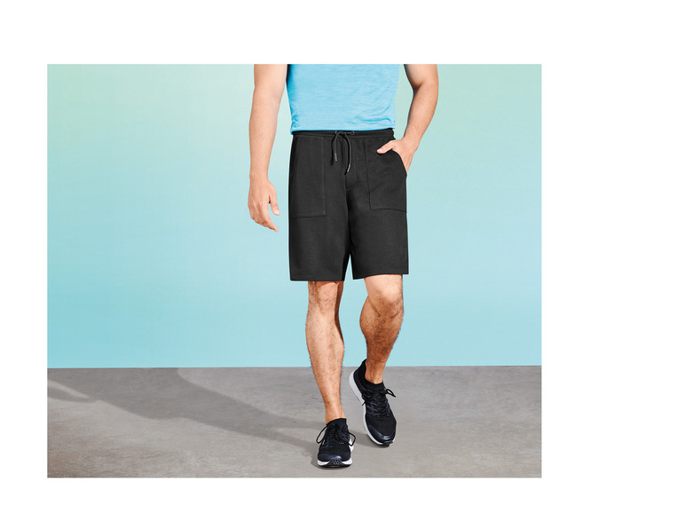 CRIVIT Herren Sweatshorts mit Baumwolle