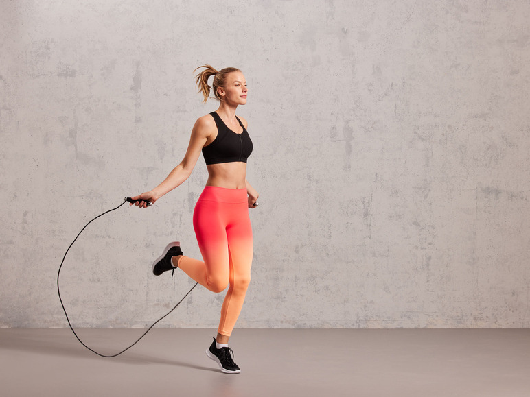 CRIVIT Damen Funktionstights, seamless, mit Po-Push-up-Effekt