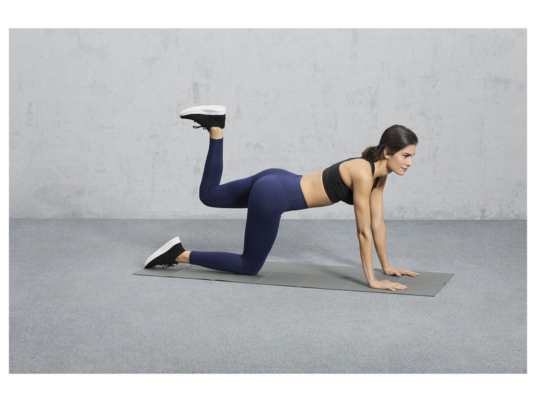 CRIVIT Faltbare Fitnessmatte, mit Dämpfung