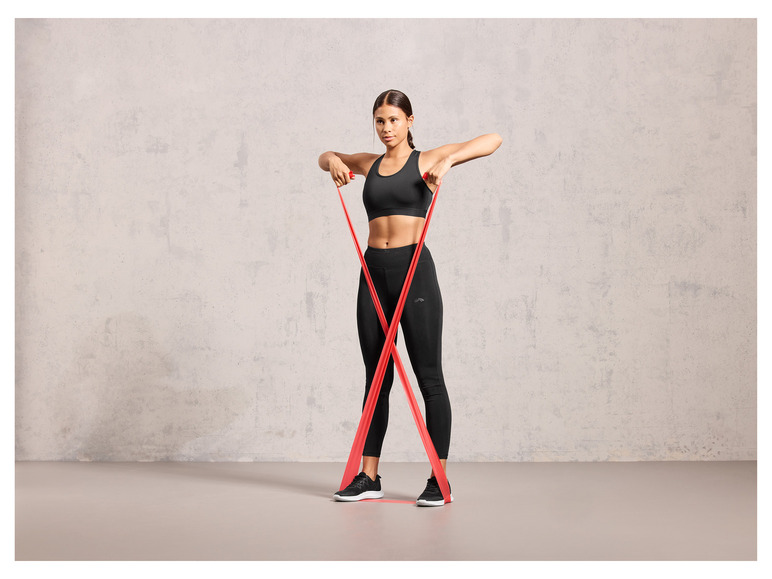 CRIVIT Fitnessbänder-Set, 4-teilig