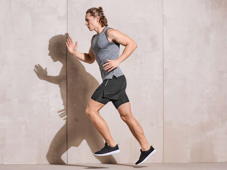 CRIVIT Herren Funktionsshorts mit Handytasche