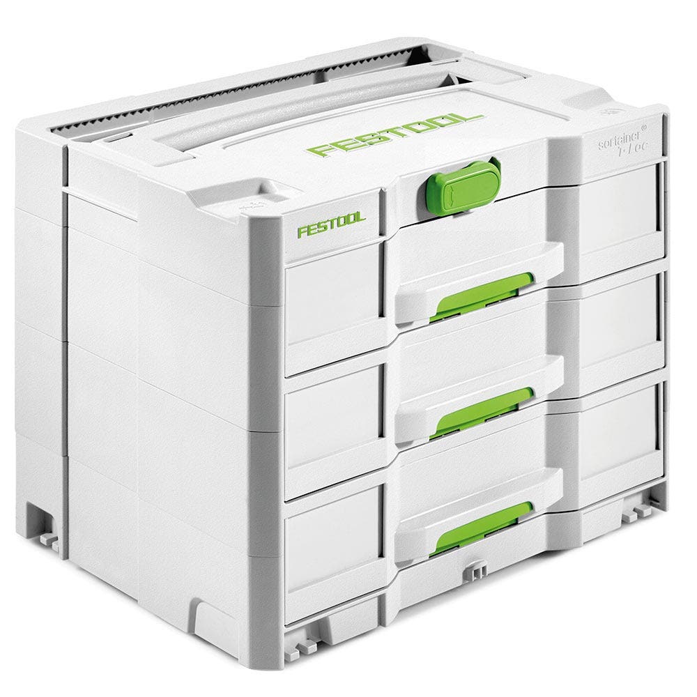 FESTOOL Sortainer T-Loc 3 Drawer Storage Box