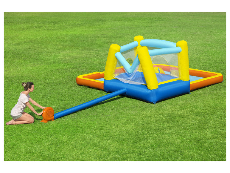 Bestway H2OGO!® Mega-Wasserpark Beach Bounce™ mit Dauergebläse