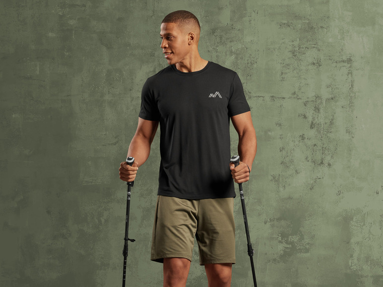 CRIVIT Herren Funktionsshirts, 2 Stück, mit Rundhalsausschnitt