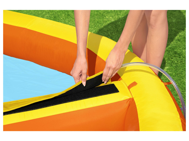 Bestway H2OGO!® Mega-Wasserpark Beach Bounce™ mit Dauergebläse