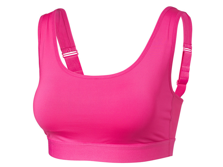 CRIVIT Damen Sportbustier, Medium-Level, herausnehmbare Pads