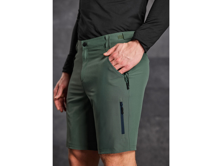 CRIVIT Herren 2-in-1-Funktionshose mit Sitzpolster