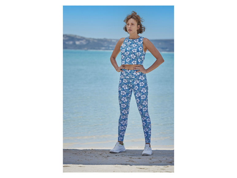 Mistral Damen Funktionstights, köchellang, mit Schlüsseltasche