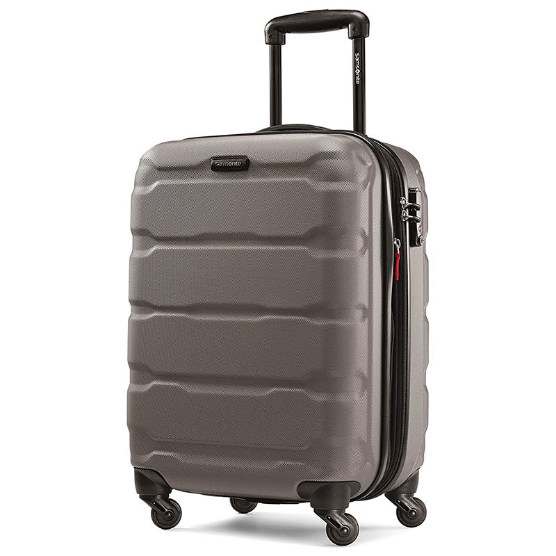 Samsonite Omni PC Hardside Expandable Luggage with Spinner Wheels,  Checked-Medium 24-Inch
