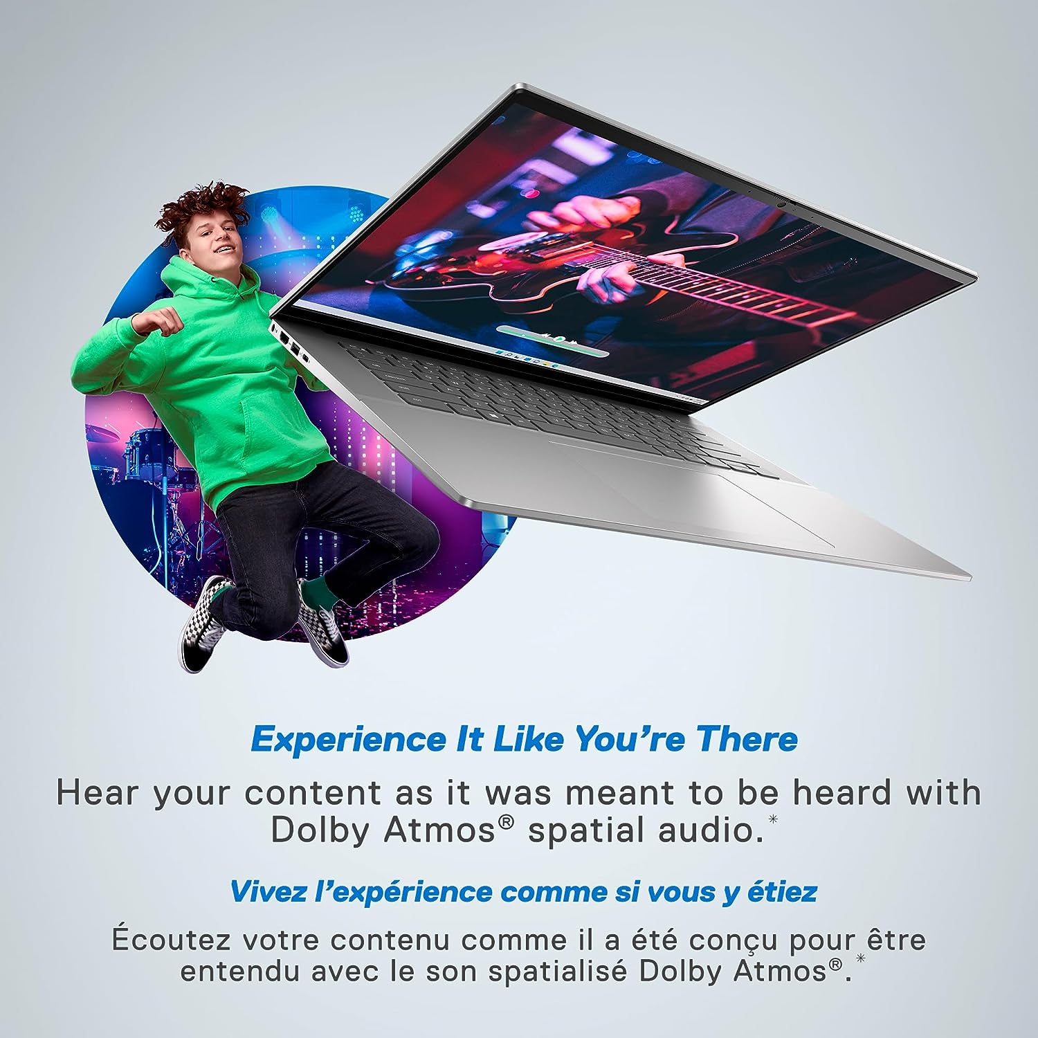 Dell Inspiron 16 5635 Laptop - AMD Ryzen 7-7730U, QHD 16 inch, 16GB LPDDR4x RAM, 1TB SSD, AMD Radeon Graphics, Windows 11 Home, 1 Year Premium Support - Platinum Silver