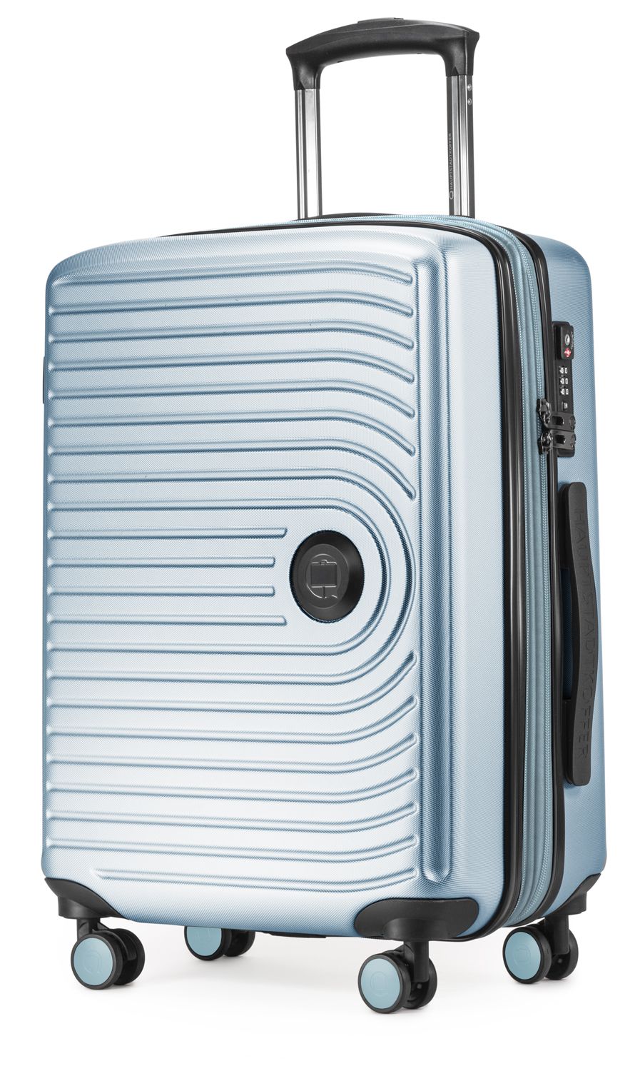 MITTE - hand luggage hard shell matt, XXL extension, TSA, 55 cm, 55 liters