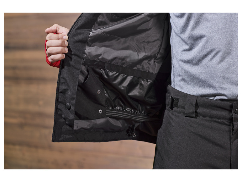 CRIVIT Herren Skijacke mit verstellbarem Schneefang