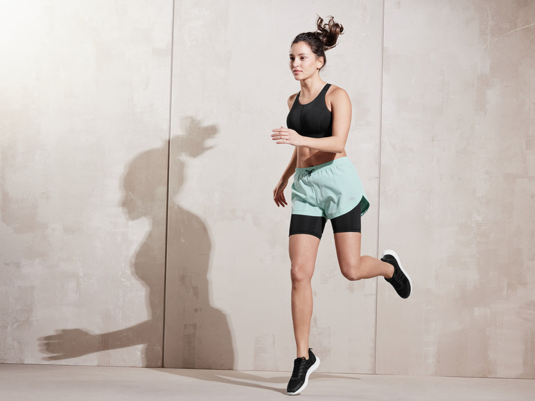 CRIVIT Damen Funktionsshorts mit Handytasche