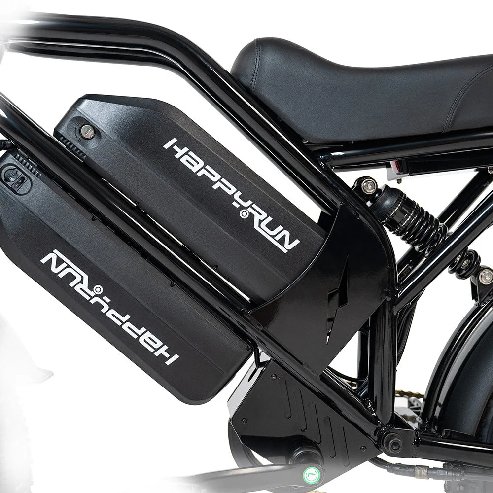 2025 NEW HappyRun G70 2000W Dual Battery Fast Electric Cargo Bike for Sale