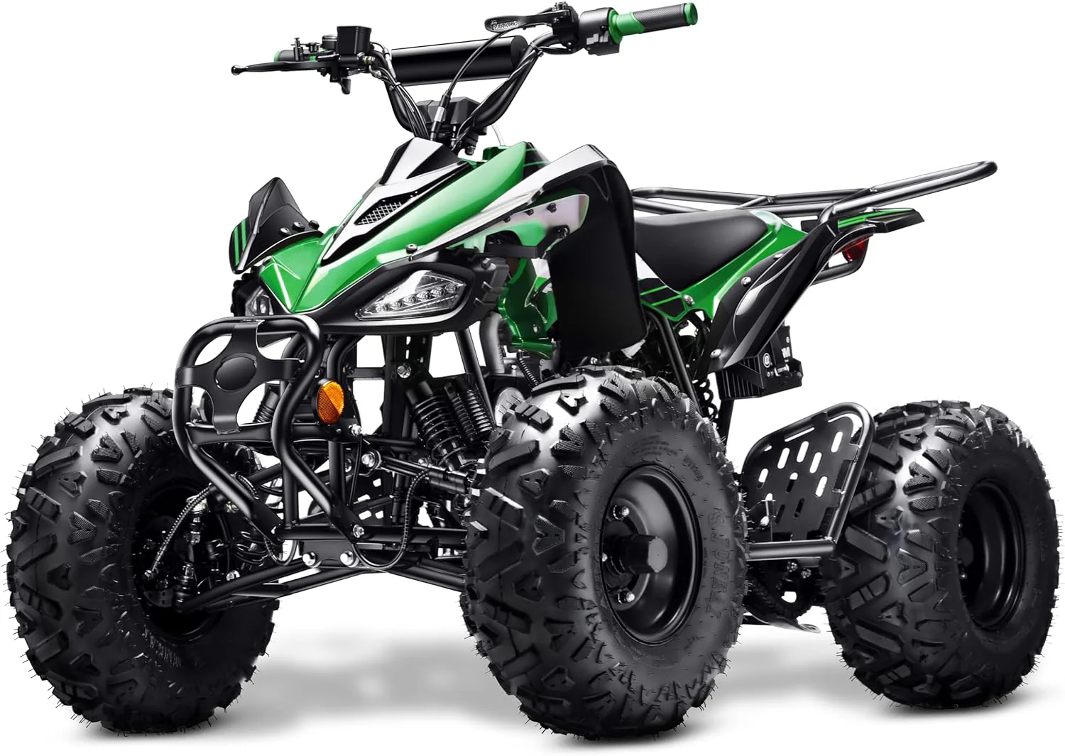 Automatic 125cc ATV with Reverse – Utility ATV Four Wheeler Gas Powered 4 Wheeler Quad with Headlights - Big 19